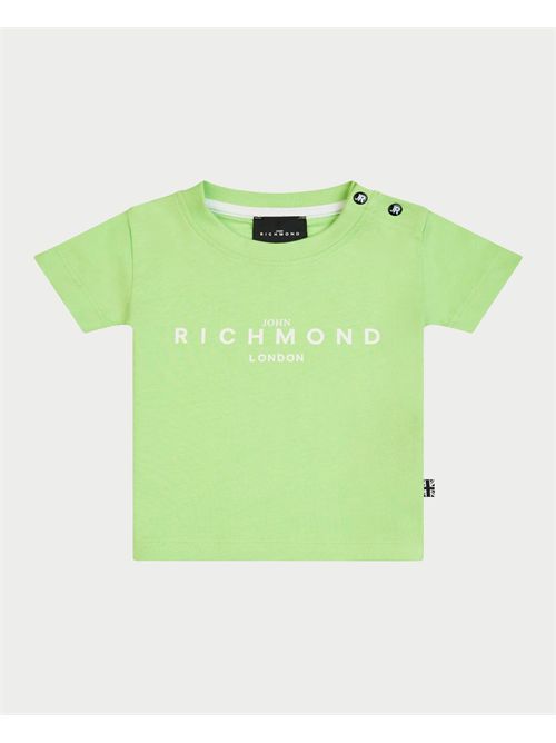 John Richmond Kids T-Shirt with Buttons JOHN RICHMOND | RIP25014TSICE WATER